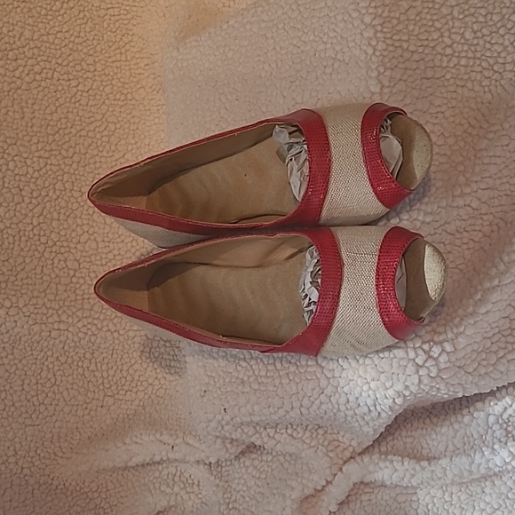 Brand new peep toe flats women's 9B - Picture 2 of 4